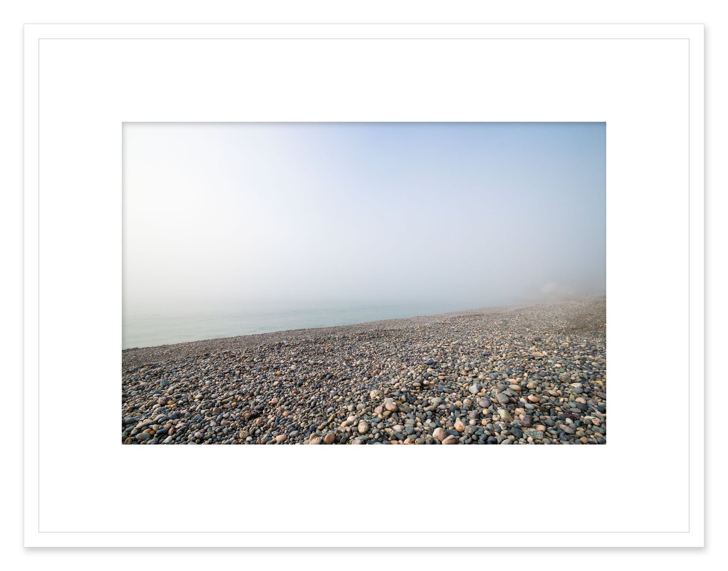Melting into a foggy sea