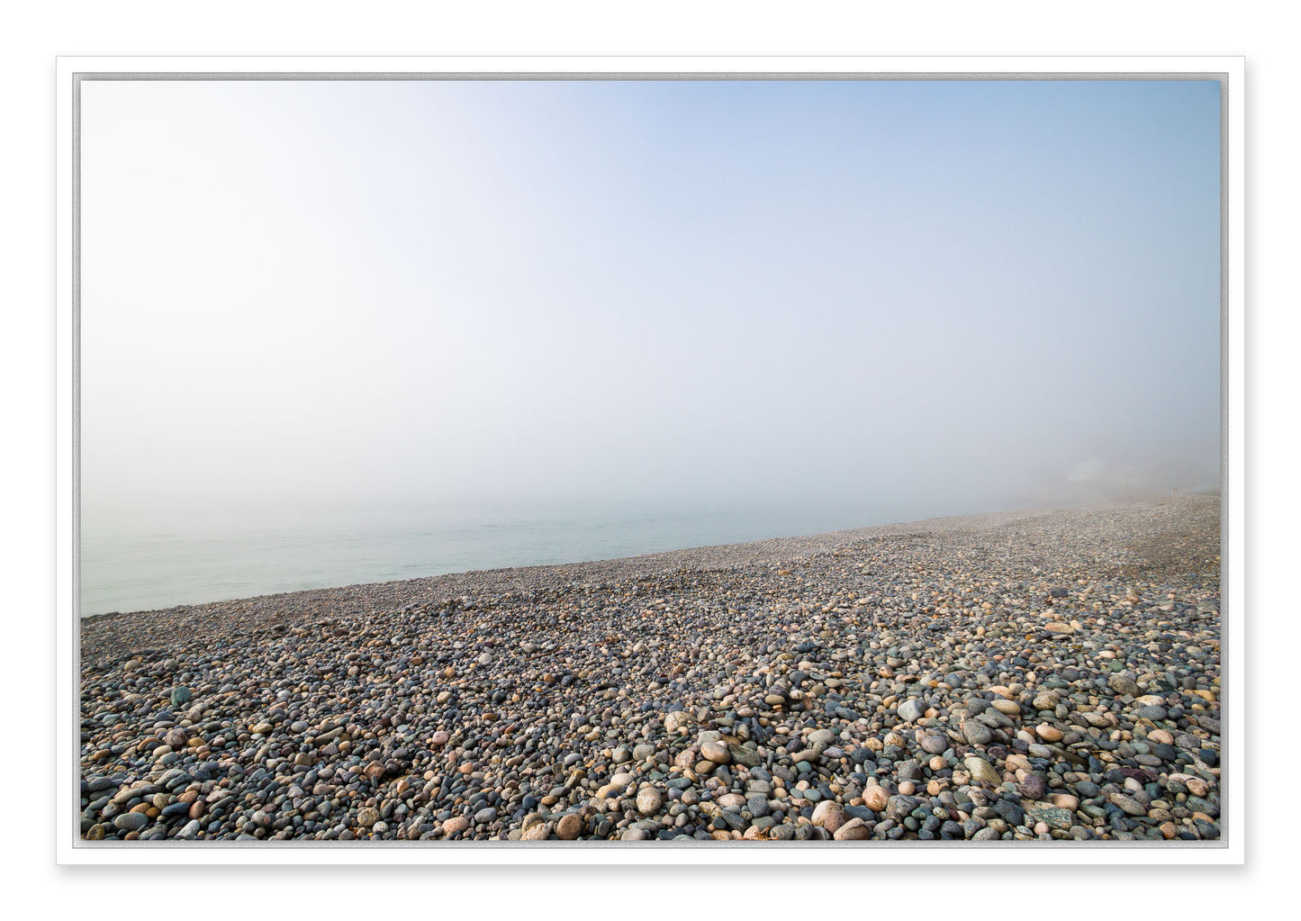 Melting into a foggy sea